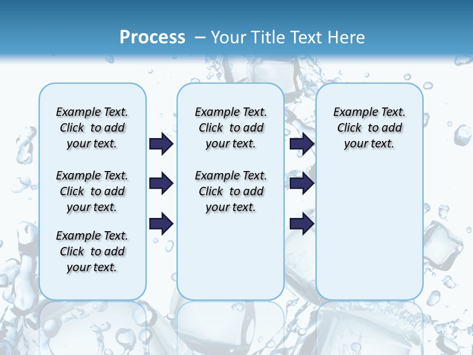 Transparent Refreshment Light PowerPoint Template