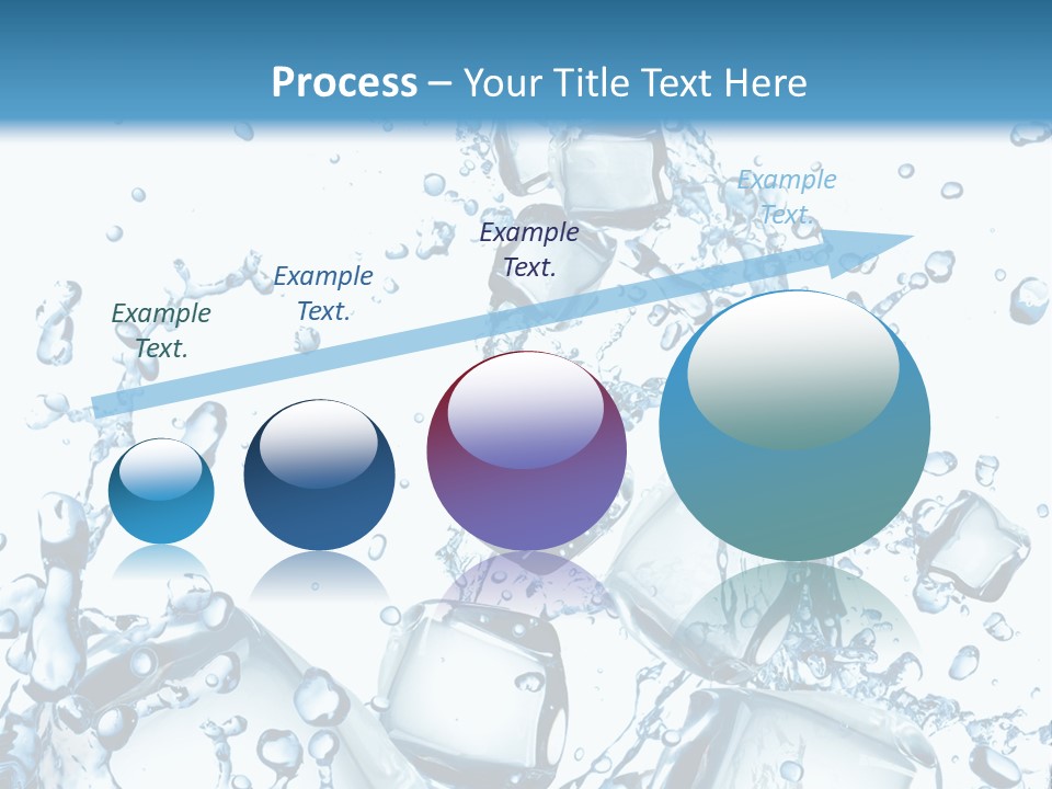 Transparent Refreshment Light PowerPoint Template