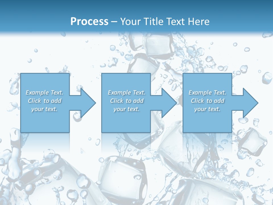 Transparent Refreshment Light PowerPoint Template