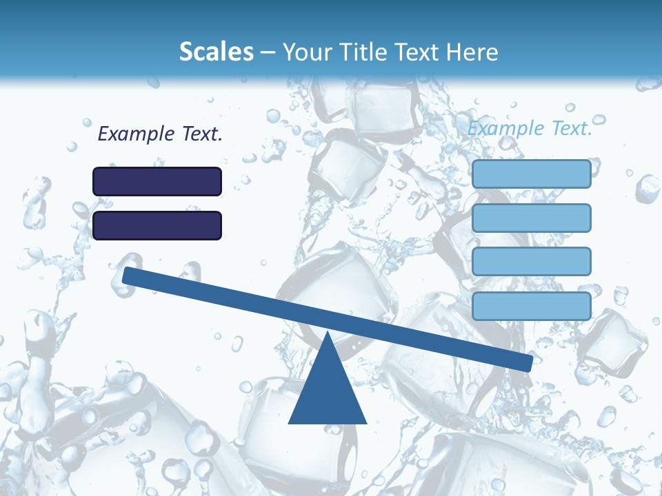 Transparent Refreshment Light PowerPoint Template