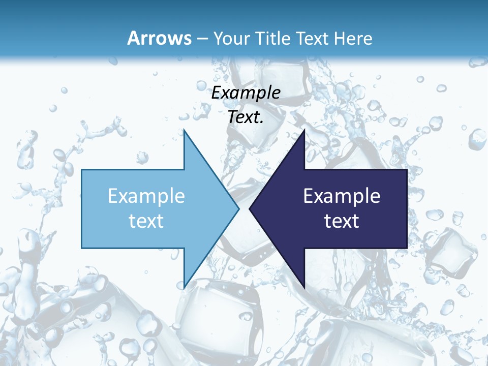 Transparent Refreshment Light PowerPoint Template