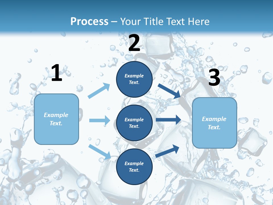 Transparent Refreshment Light PowerPoint Template