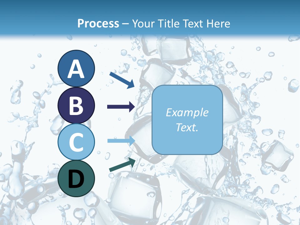 Transparent Refreshment Light PowerPoint Template