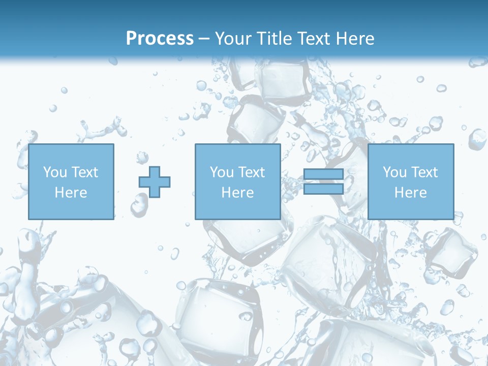 Transparent Refreshment Light PowerPoint Template
