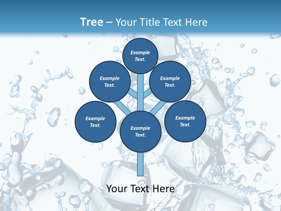 Transparent Refreshment Light PowerPoint Template