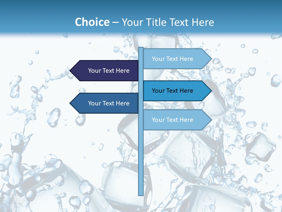 Transparent Refreshment Light PowerPoint Template