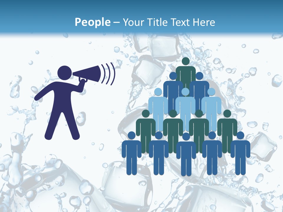 Transparent Refreshment Light PowerPoint Template