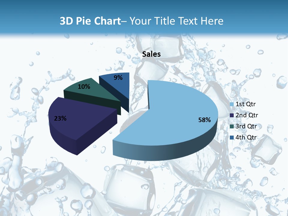 Transparent Refreshment Light PowerPoint Template