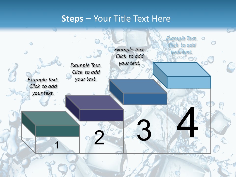 Transparent Refreshment Light PowerPoint Template
