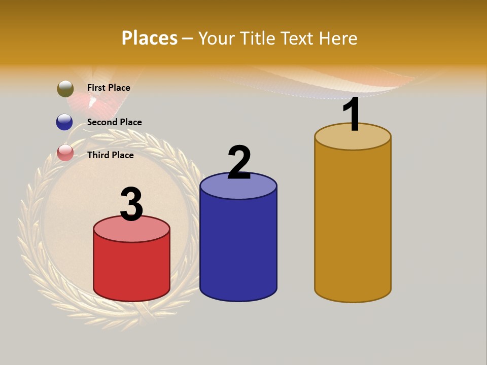 Certificate Award Gold PowerPoint Template