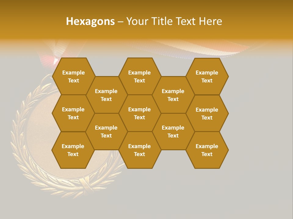 Certificate Award Gold PowerPoint Template