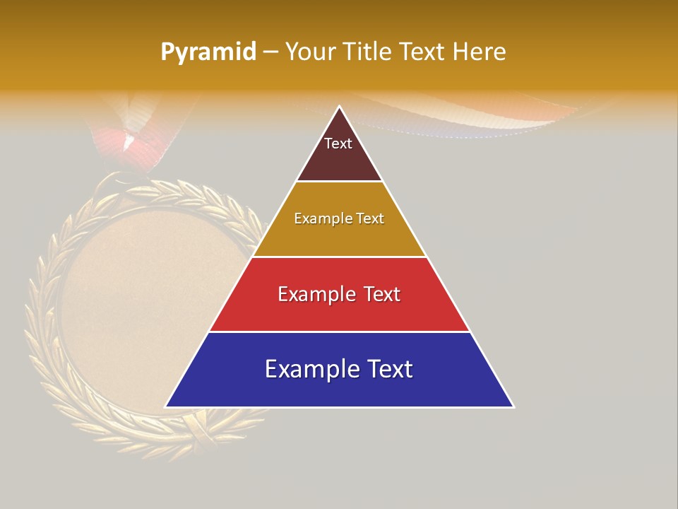 Certificate Award Gold PowerPoint Template