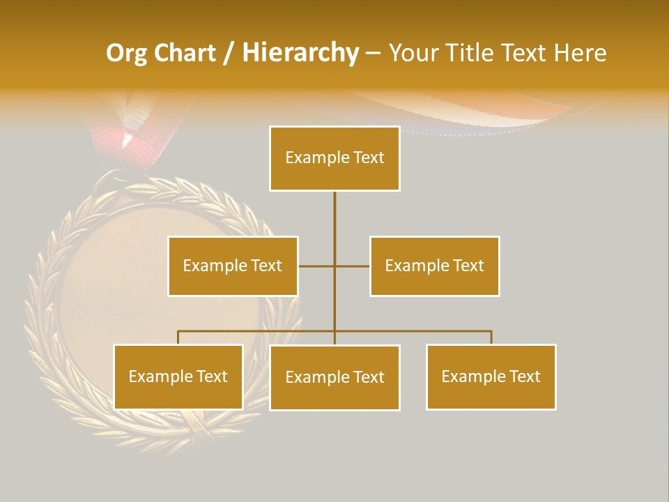 Certificate Award Gold PowerPoint Template