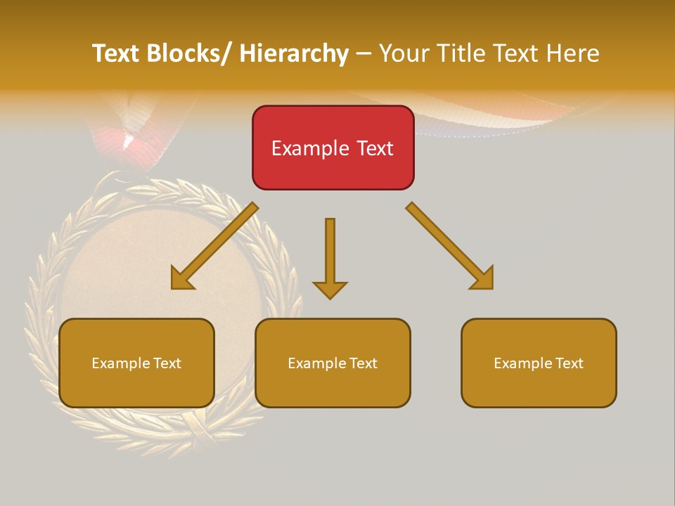 Certificate Award Gold PowerPoint Template