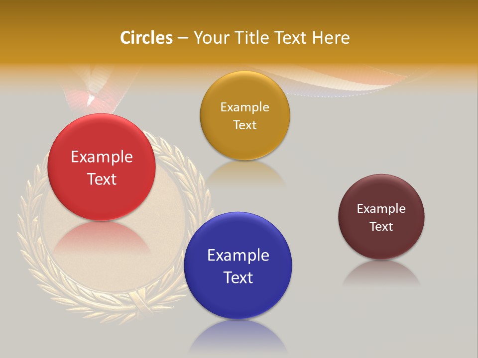 Certificate Award Gold PowerPoint Template