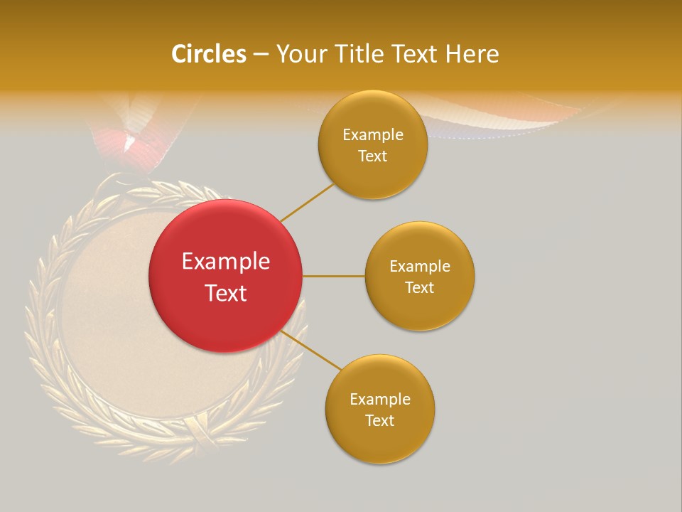 Certificate Award Gold PowerPoint Template