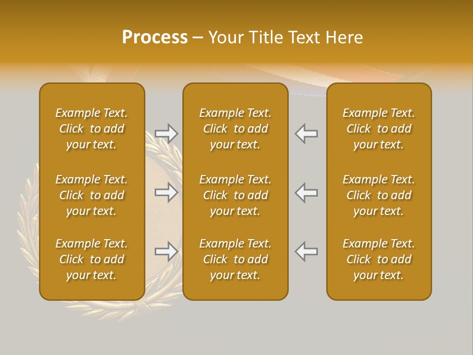 Certificate Award Gold PowerPoint Template