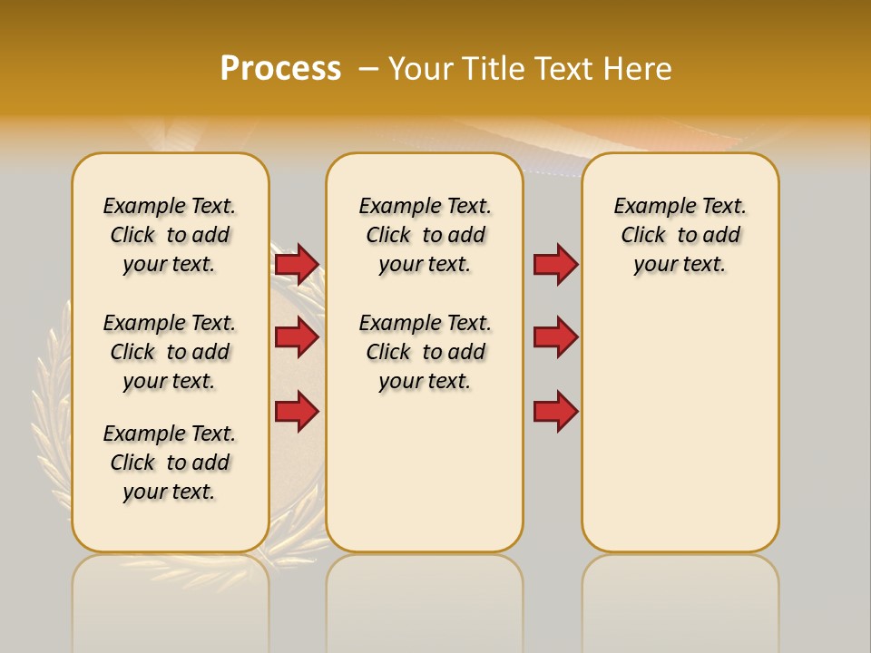 Certificate Award Gold PowerPoint Template
