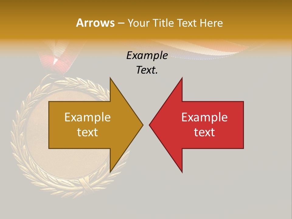 Certificate Award Gold PowerPoint Template