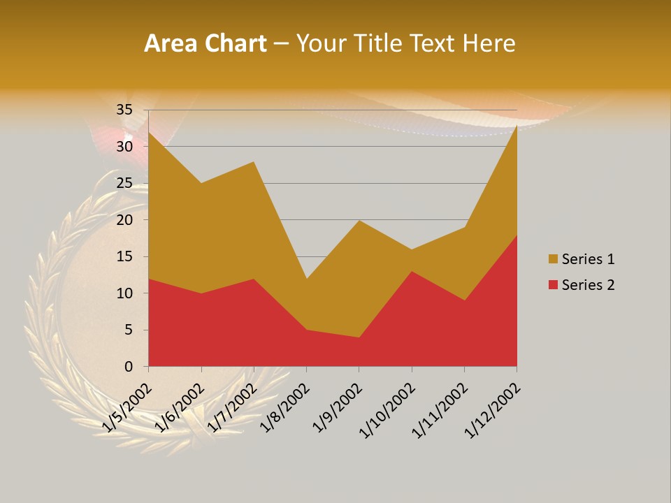 Certificate Award Gold PowerPoint Template