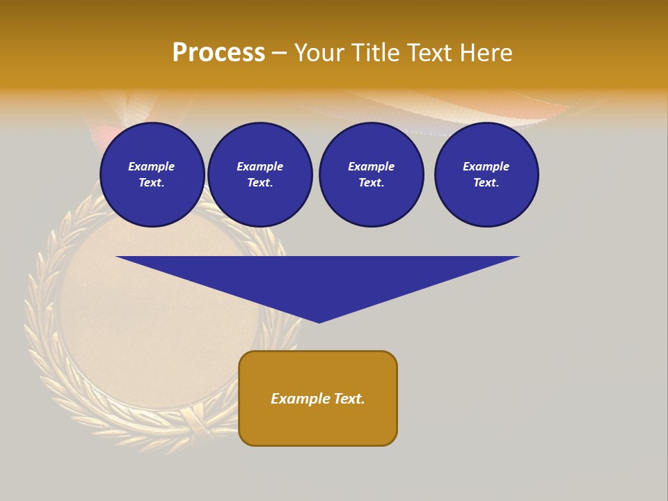 Certificate Award Gold PowerPoint Template
