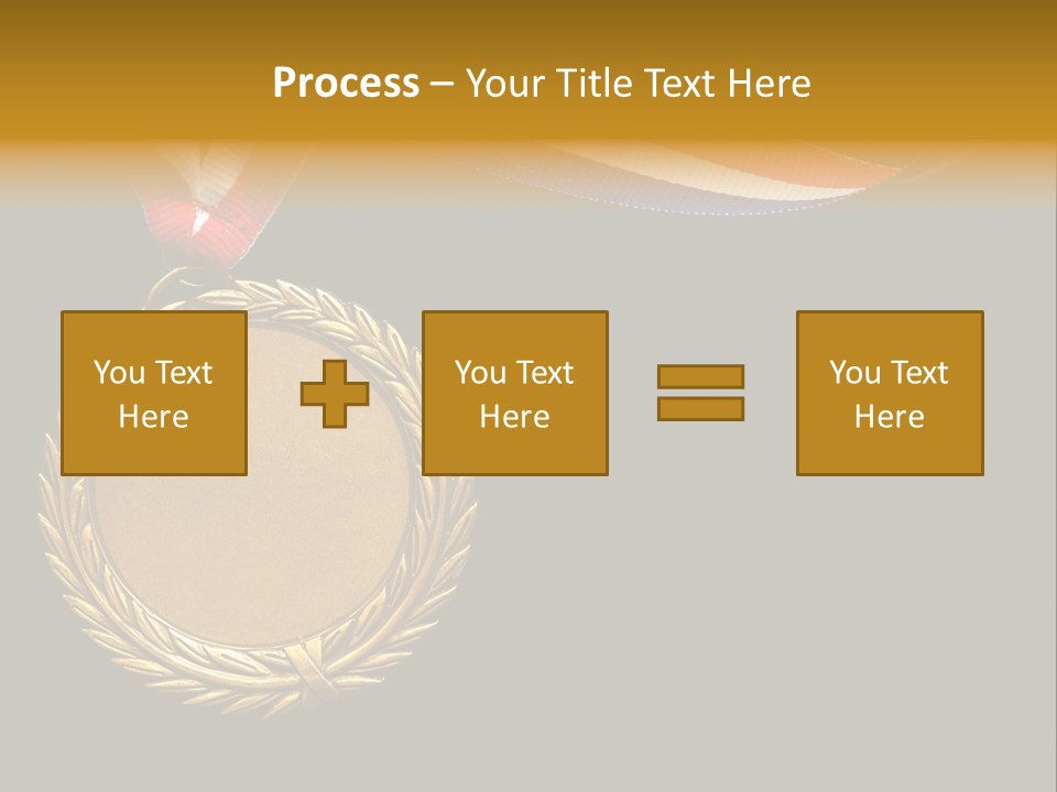 Certificate Award Gold PowerPoint Template