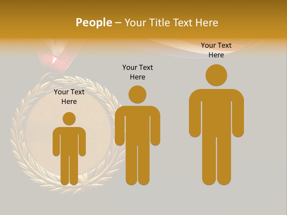 Certificate Award Gold PowerPoint Template