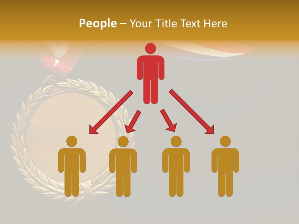 Certificate Award Gold PowerPoint Template