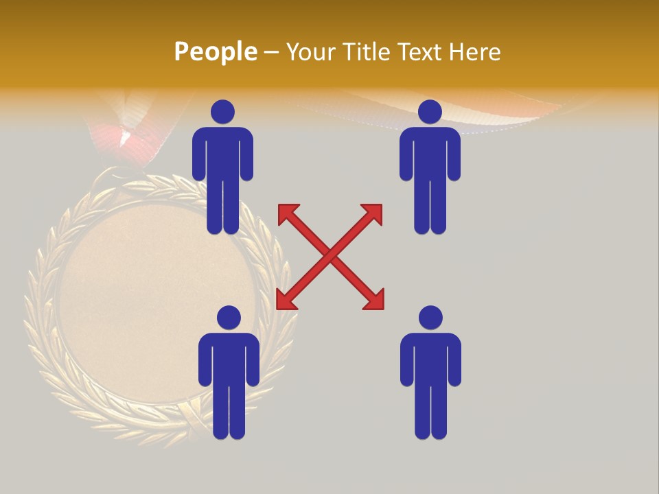 Certificate Award Gold PowerPoint Template