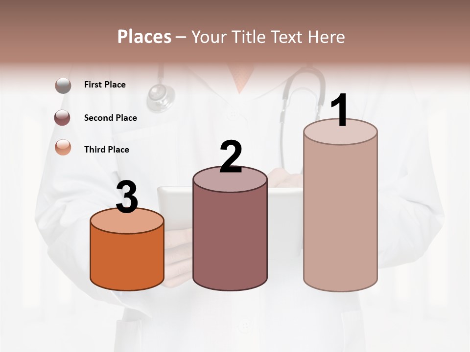 Diagnosis Pad Hand PowerPoint Template
