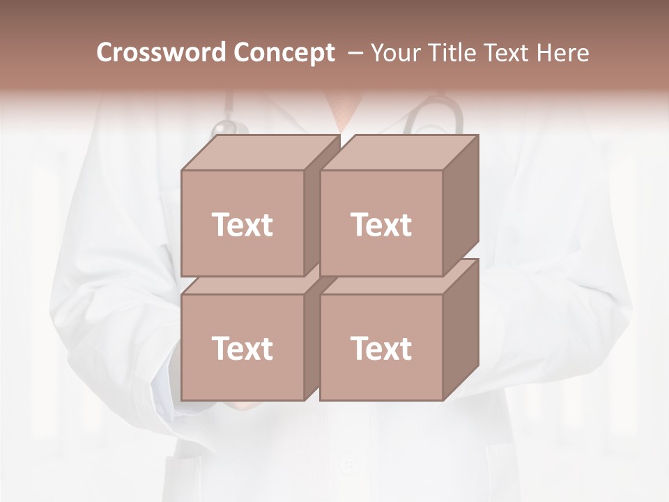 Diagnosis Pad Hand PowerPoint Template