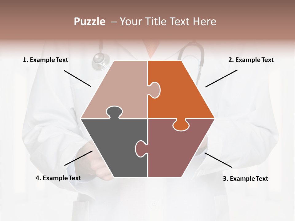 Diagnosis Pad Hand PowerPoint Template