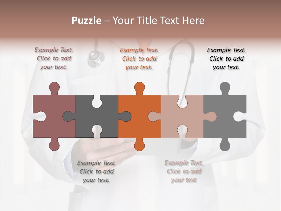 Diagnosis Pad Hand PowerPoint Template