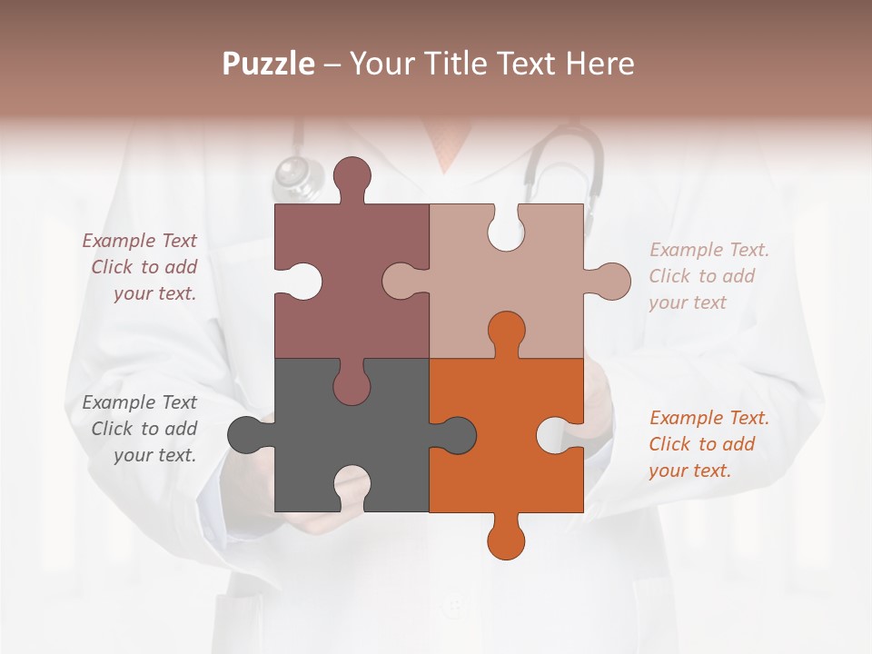 Diagnosis Pad Hand PowerPoint Template