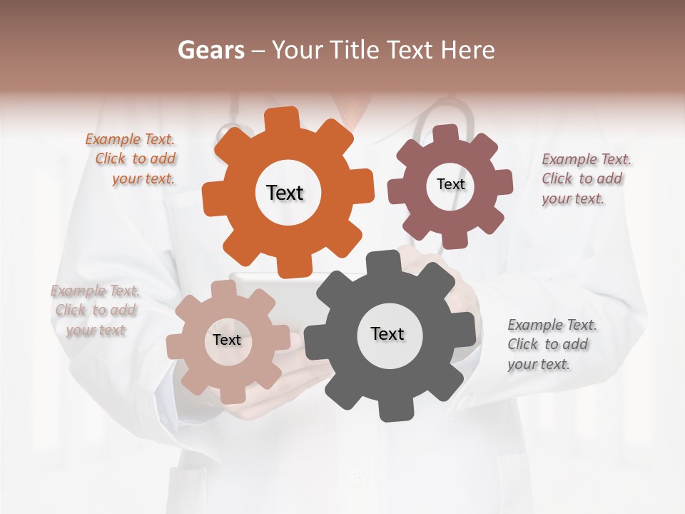 Diagnosis Pad Hand PowerPoint Template