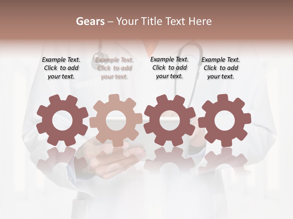 Diagnosis Pad Hand PowerPoint Template