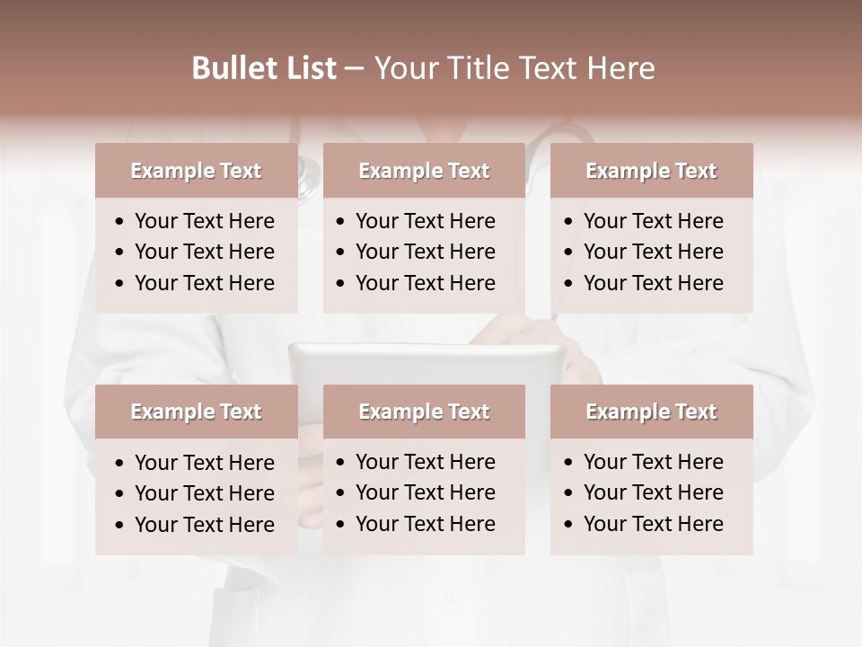 Diagnosis Pad Hand PowerPoint Template