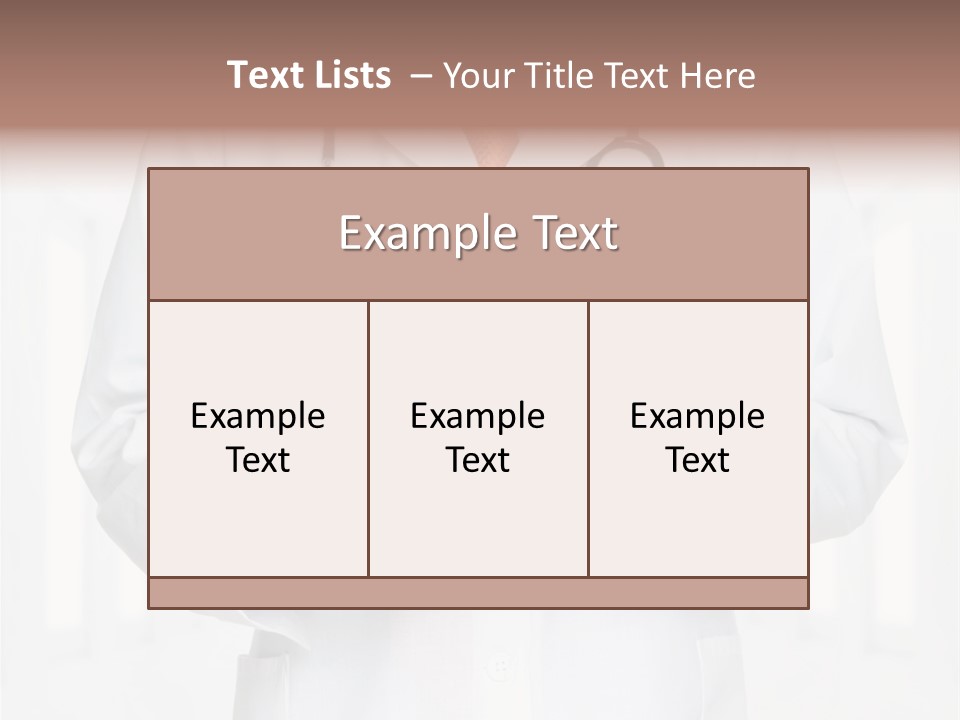 Diagnosis Pad Hand PowerPoint Template