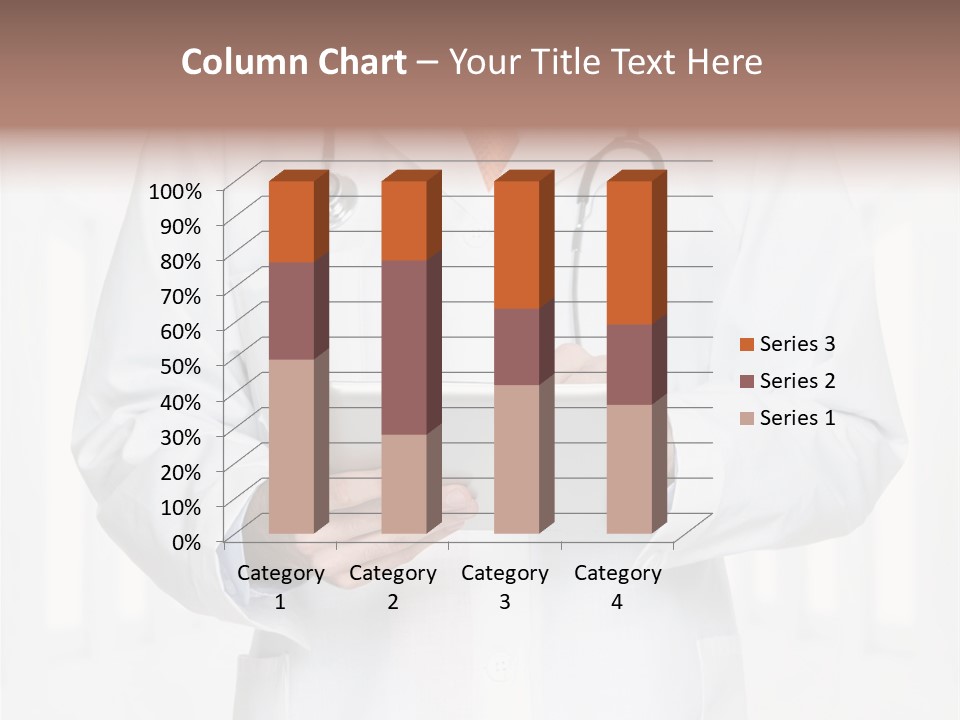 Diagnosis Pad Hand PowerPoint Template