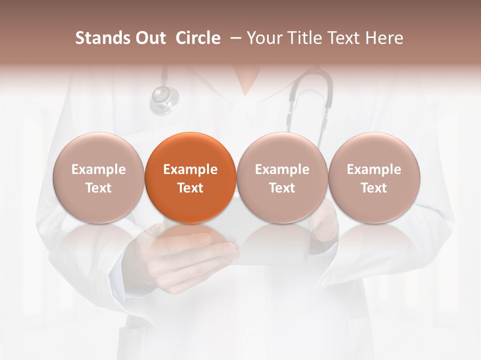 Diagnosis Pad Hand PowerPoint Template