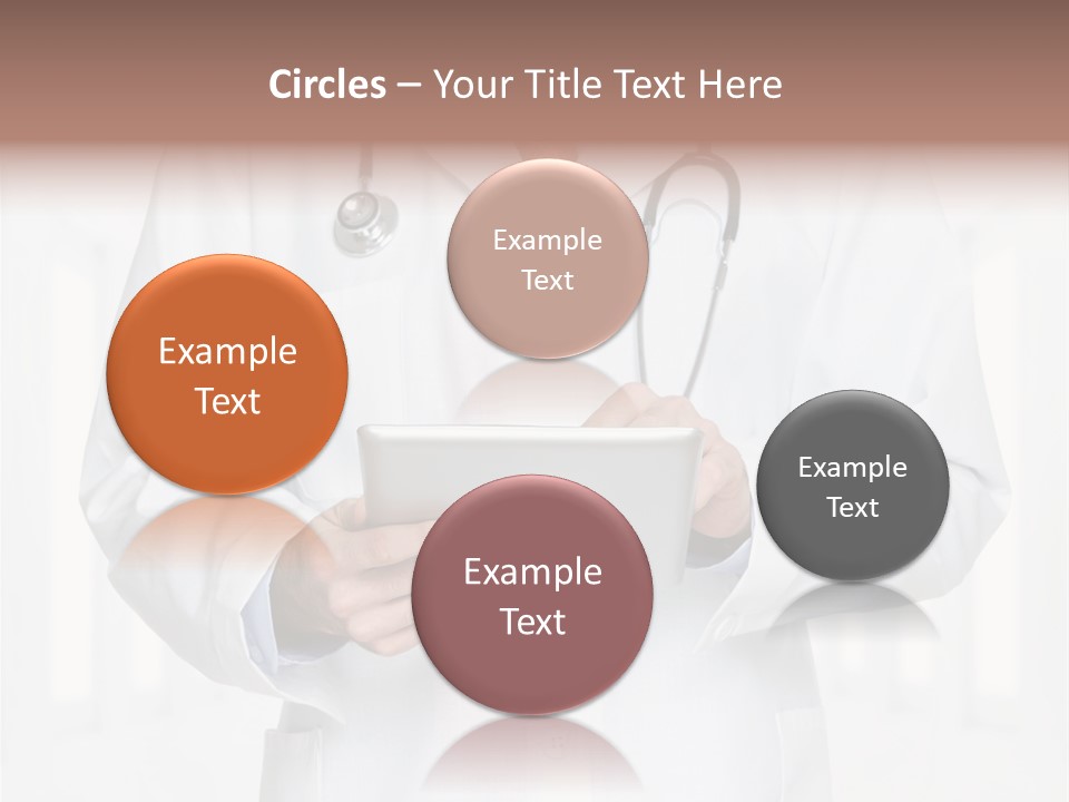 Diagnosis Pad Hand PowerPoint Template