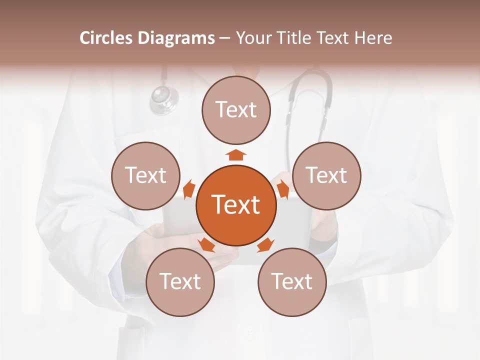 Diagnosis Pad Hand PowerPoint Template