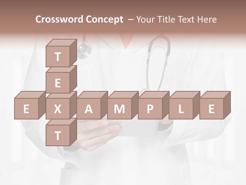 Diagnosis Pad Hand PowerPoint Template