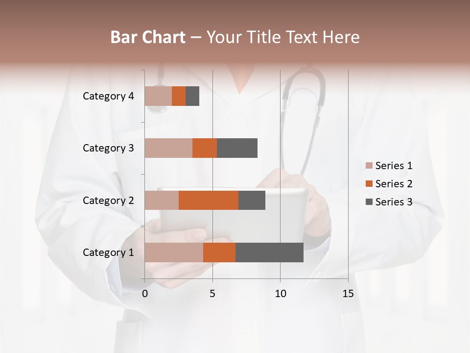 Diagnosis Pad Hand PowerPoint Template