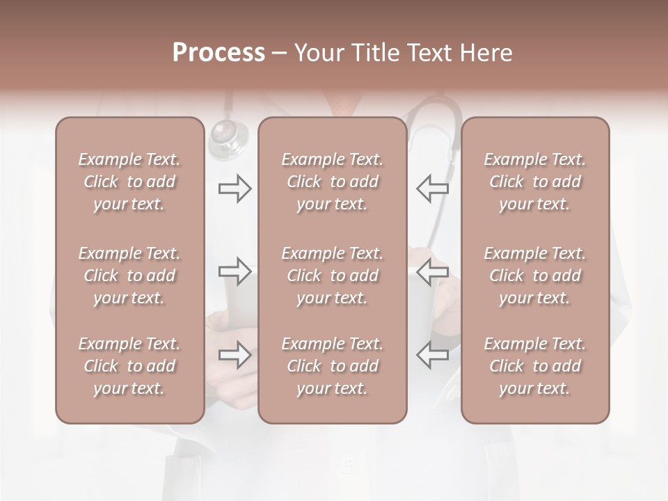 Diagnosis Pad Hand PowerPoint Template