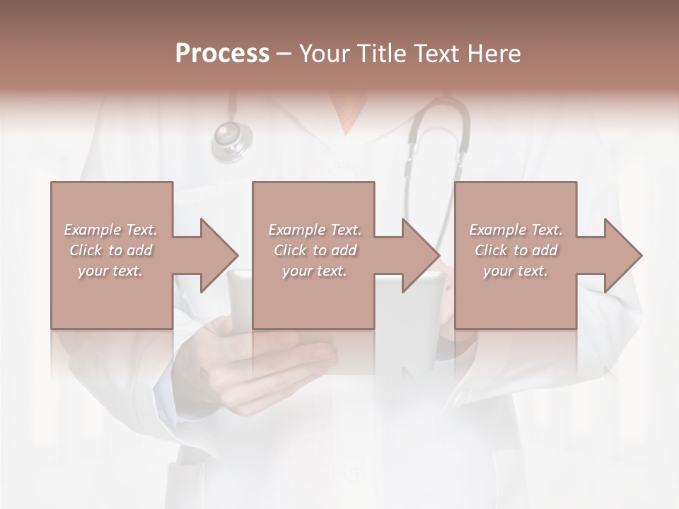 Diagnosis Pad Hand PowerPoint Template