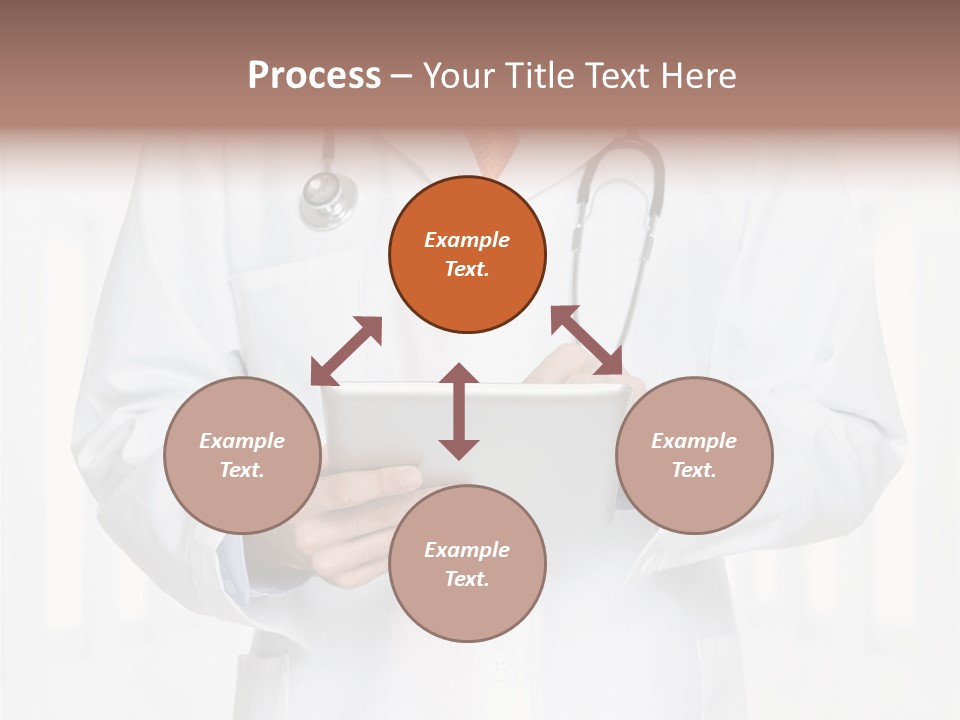 Diagnosis Pad Hand PowerPoint Template