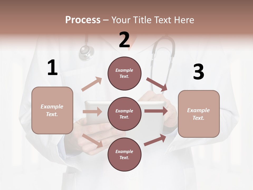 Diagnosis Pad Hand PowerPoint Template