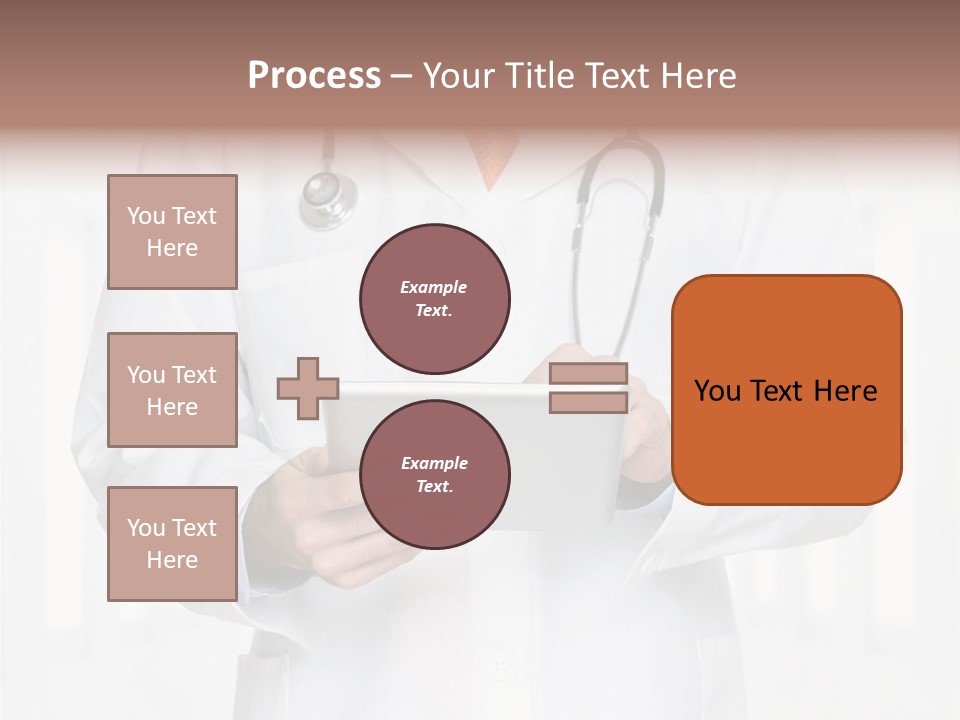 Diagnosis Pad Hand PowerPoint Template
