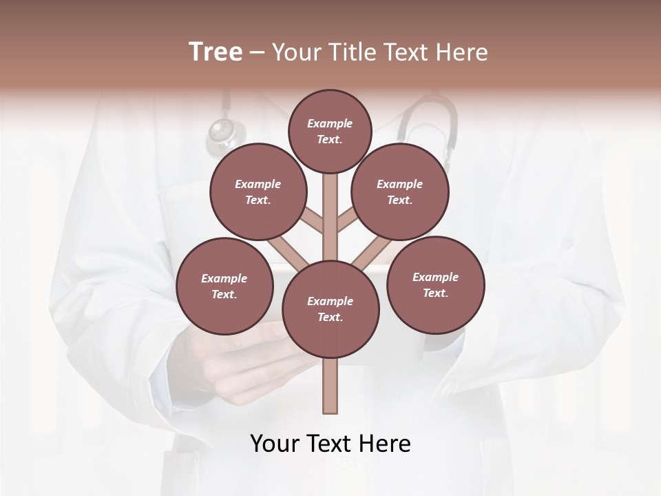 Diagnosis Pad Hand PowerPoint Template